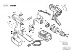 Bosch 0 601 948 485 Gsr 14,4 Ve-2 Cordless Screw Driver 14.4 V / Eu Spare Parts